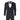 AK-22 - Men's Double Breasted Black Tuxedo Dinner Wedding Suit