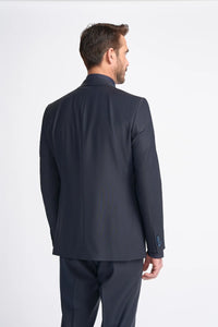 Bond - Men's Dark Navy 3 Piece Tailored Fit Suit
