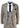 Mens Beige Navy Check Suit