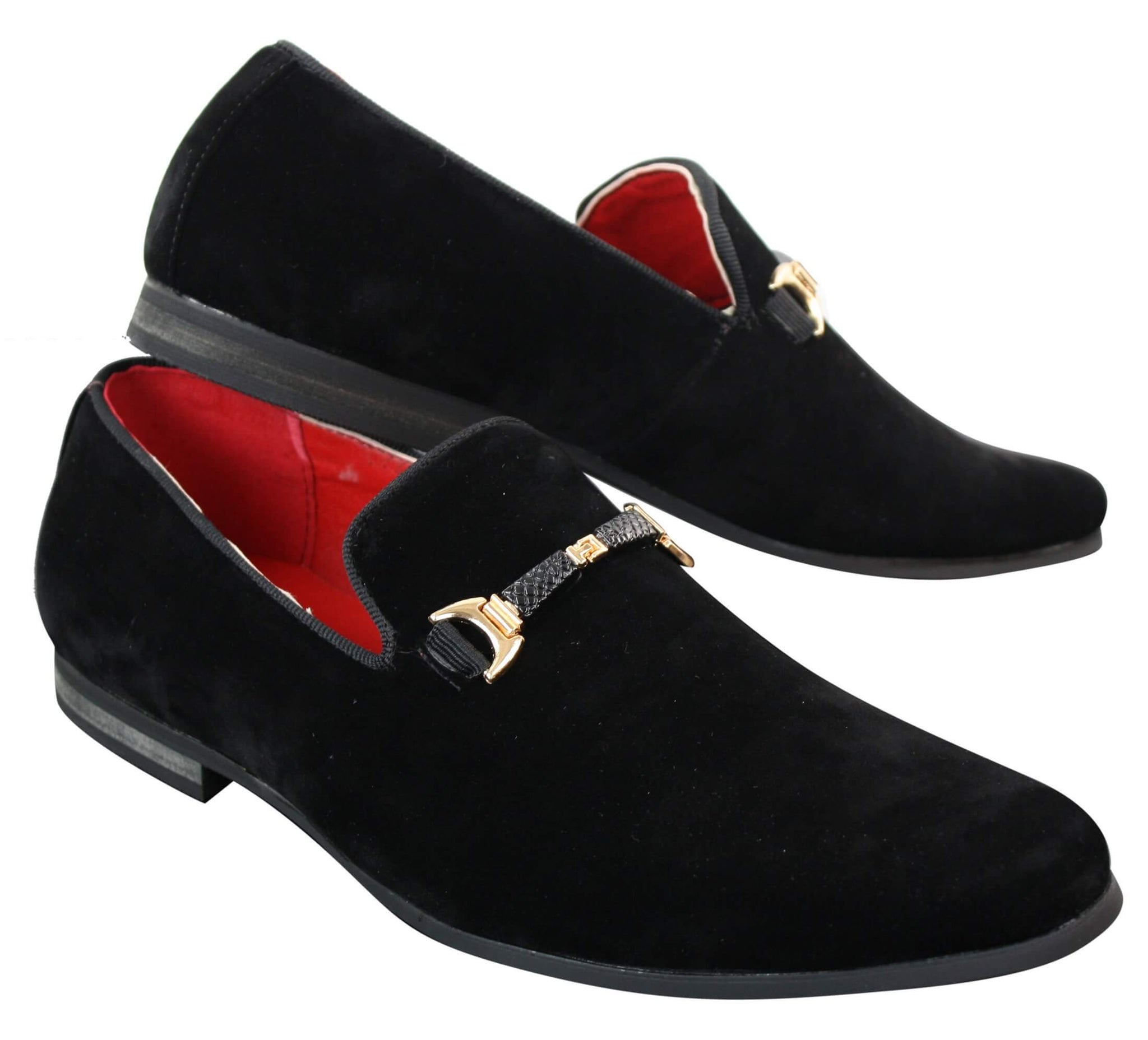 Mens Slip-On Buckle Shoes