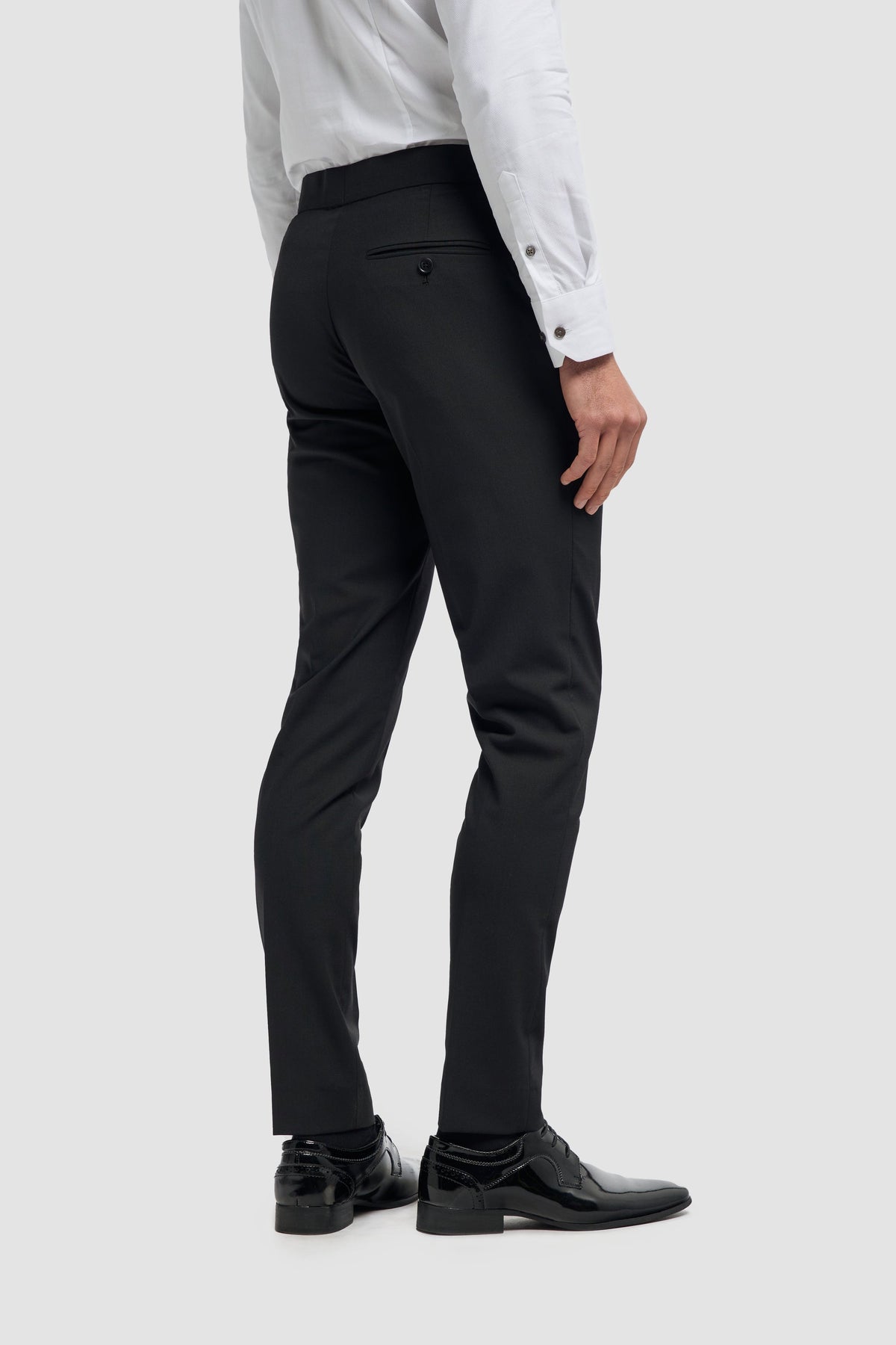 Aspen - Klassische Herrenhose in schlichtem Schwarz