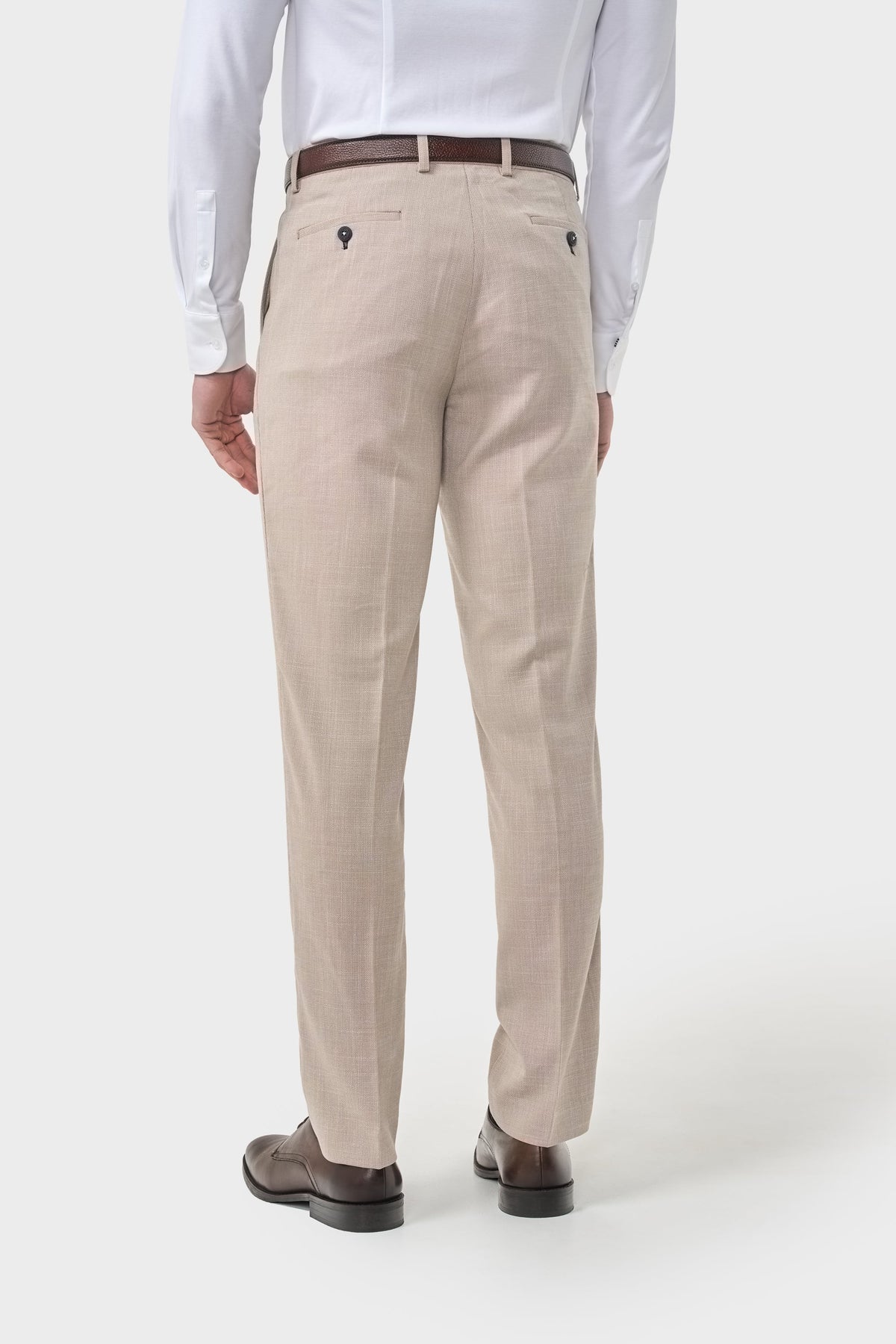 Miami - Beige Hochzeitshose für Herren
