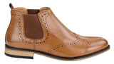 Men's Slip-On Brogue Boots