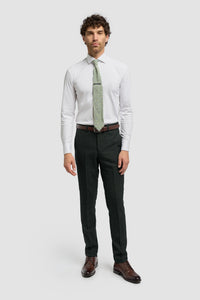 Caridi - Olivgrüne Tweedhose für Herren