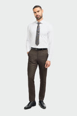 Caridi - Braune Tweedhose für Herren