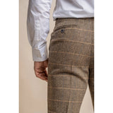 Albert - Hellbraune Tweedhose für Herren