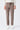 Elegante Herrenhose in Taupe-Braun mit Kordelzug, taillierte, schmal zulaufende Passform
