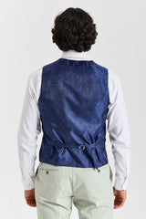 Belmont – Salbeigrüne Hochzeitsweste für Herren