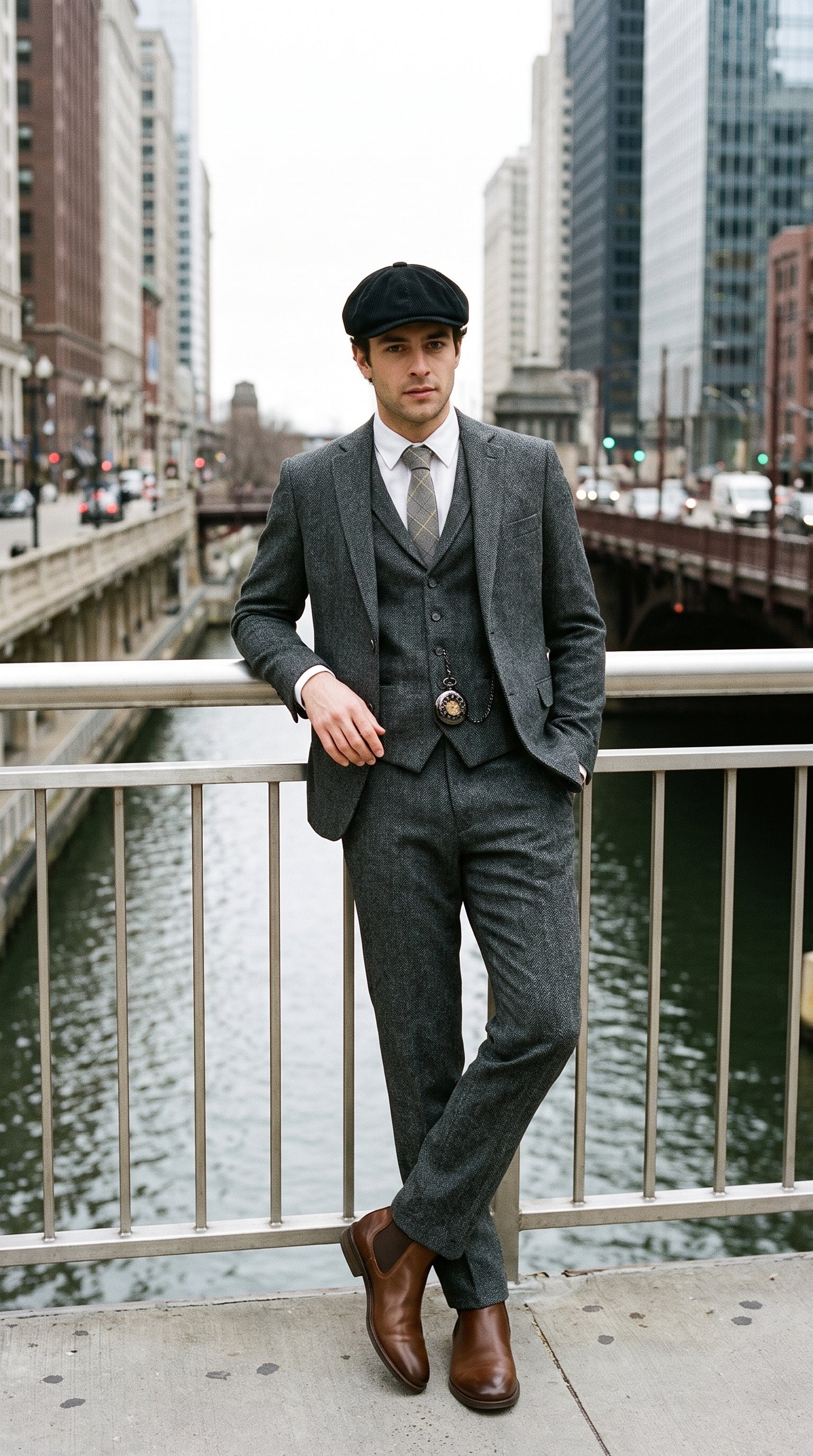 Look #235 styled with Weißes Herrenhemd aus reinem Leinen, langärmelig, mit Knopfleiste, Sommerhemd