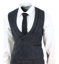 Dark Grey Tweed 3 Piece Suit