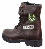 Mens U.S. Army Style Ankle Boots