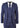 Mens Navy Blue Check 3 Piece Slim Fit Suit