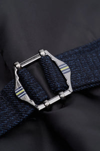 Caridi - Herren-Tweed-Weste in Marineblau