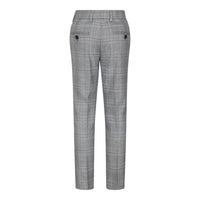 Boys Marc Darcy 3 Piece Suit Grey Prince Of Wales Blue Check Vintage Retro