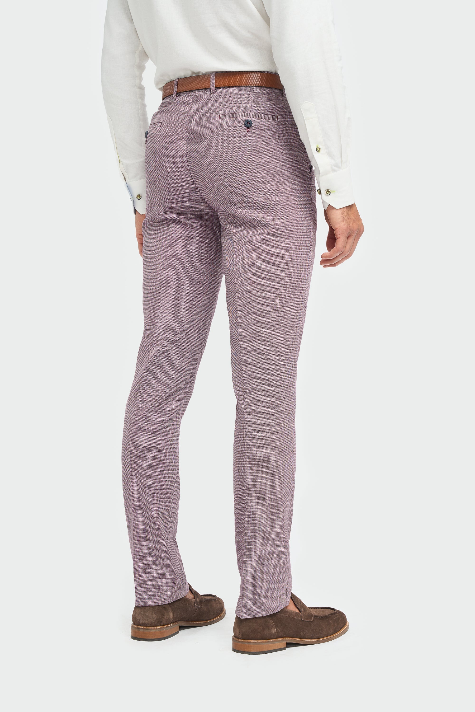 Miami – Rosa Crosshatch Sommerhose für Herren