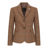 TPSTZ73 – Damenblazer aus eichenbraunem Tweed