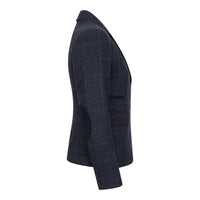 TPSTZ72 - Damen-Tweedblazer in Marineblau