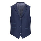 TPW-14 - Dreiteiliger Damenanzug, einfarbig marineblau