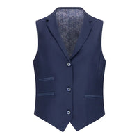 TPW-14 - Dreiteiliger Damenanzug, einfarbig marineblau