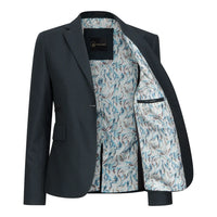 TPW53 - Grüner 3-teiliger Damenanzug im Prince-of-Wales-Karo-Muster