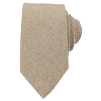 Camel Beige Oak Tweed Tie Hankie Handkerchief 2"