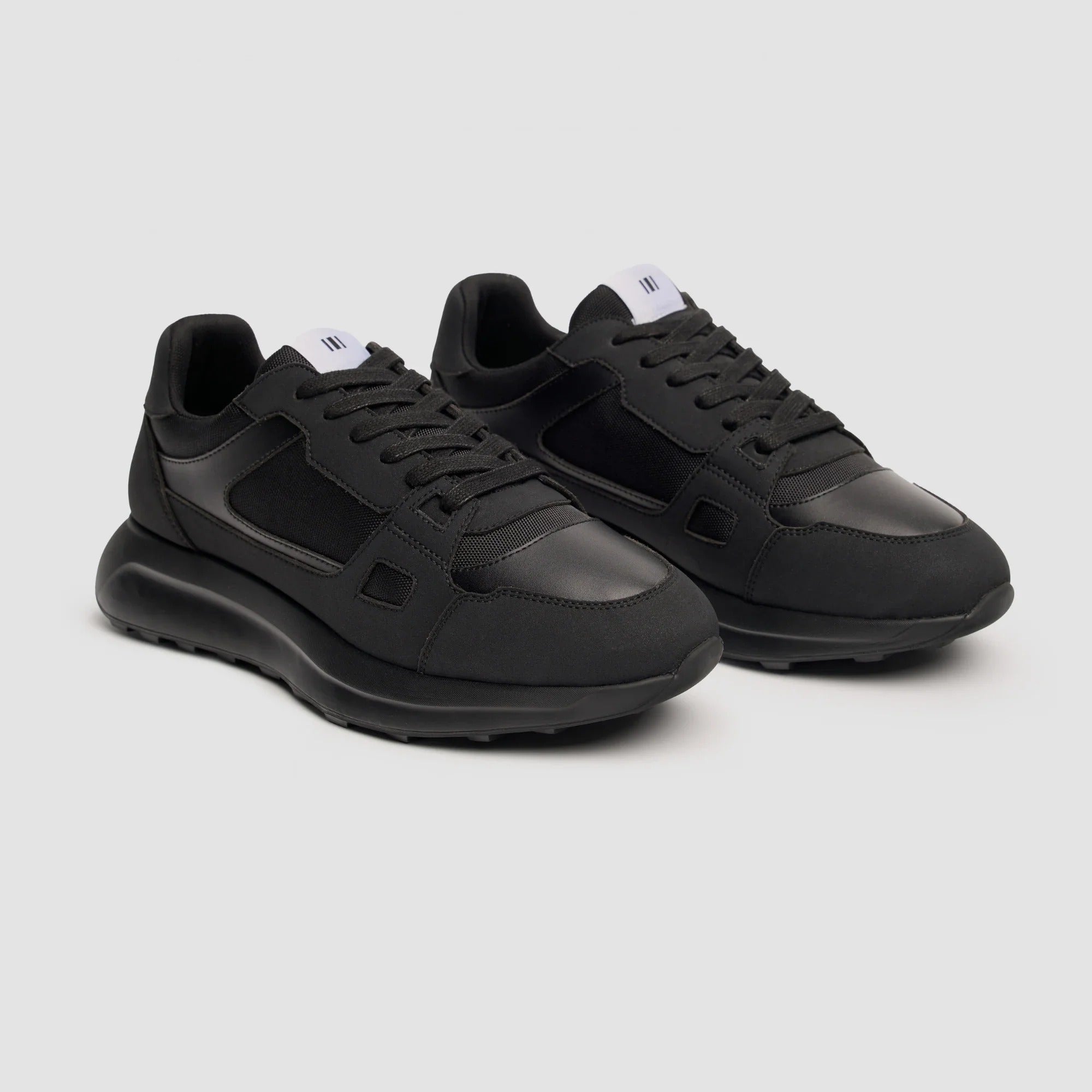 Albany – Schwarze, atmungsaktive Herren-Sneaker aus Mesh
