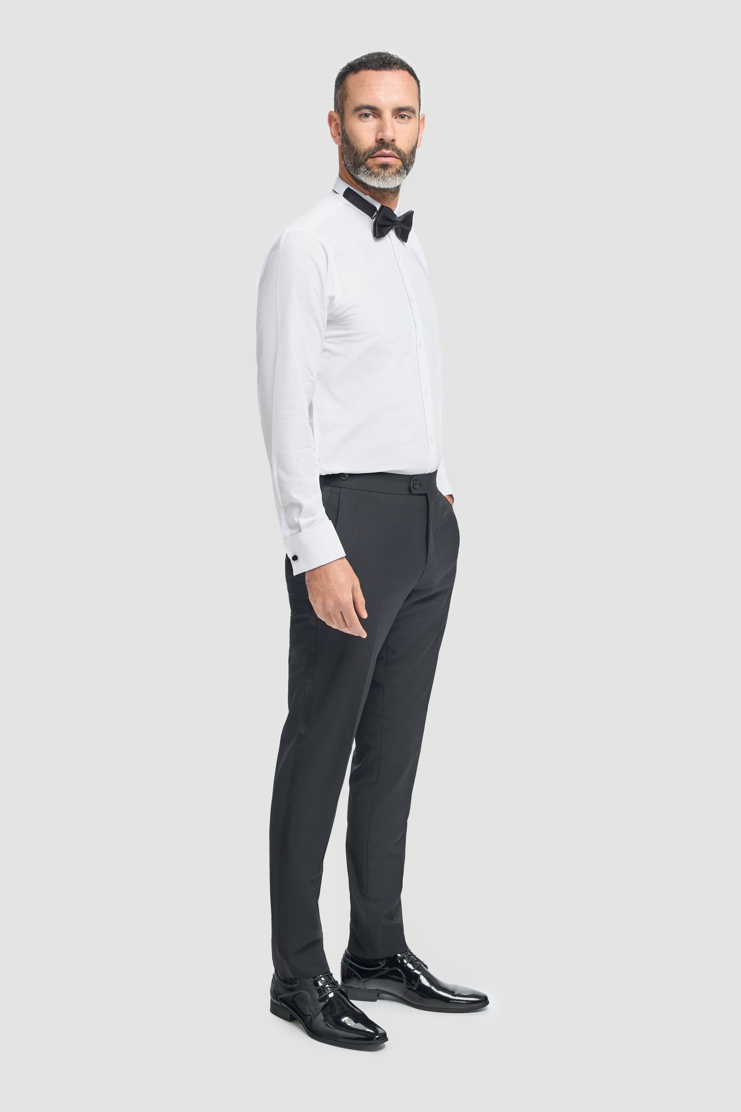 Aspen - Klassische Herrenhose in schlichtem Schwarz