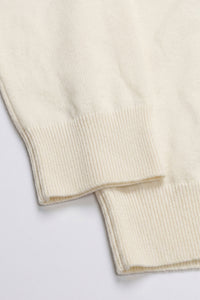 Herren-Rollkragenpullover in Creme, weicher Viskose-Mischgewebe, Langarm-Strickpullover