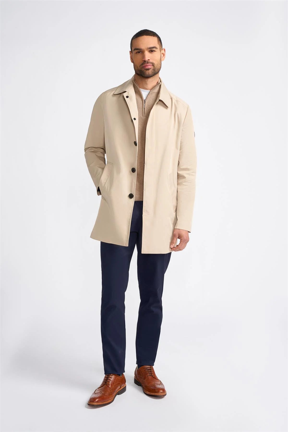 Barracuda – Leichter, klassischer Herren-Trenchcoat