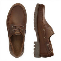 Boat C5 – Wasserdichte, braune Herren-Stiefeletten aus Leder, knöchelhoch