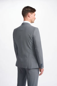 Bond - Men's Grey Double Breasted Blazer