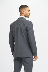 Bond – Herren-Blazer, anthrazitfarben, zweireihig