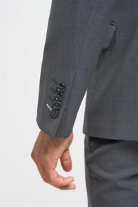 Bond – Herrenblazer in Anthrazit, taillierte Passform