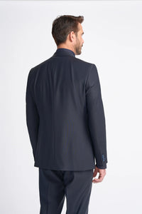 Bond - Men's Dark Navy Tailored Fit Blazer