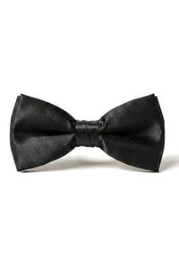 Fliege Schwarz Satin Clip On Herren Jungen Unisex Smokinghemd