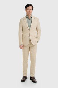 Camden – Beige karierter Herrenblazer
