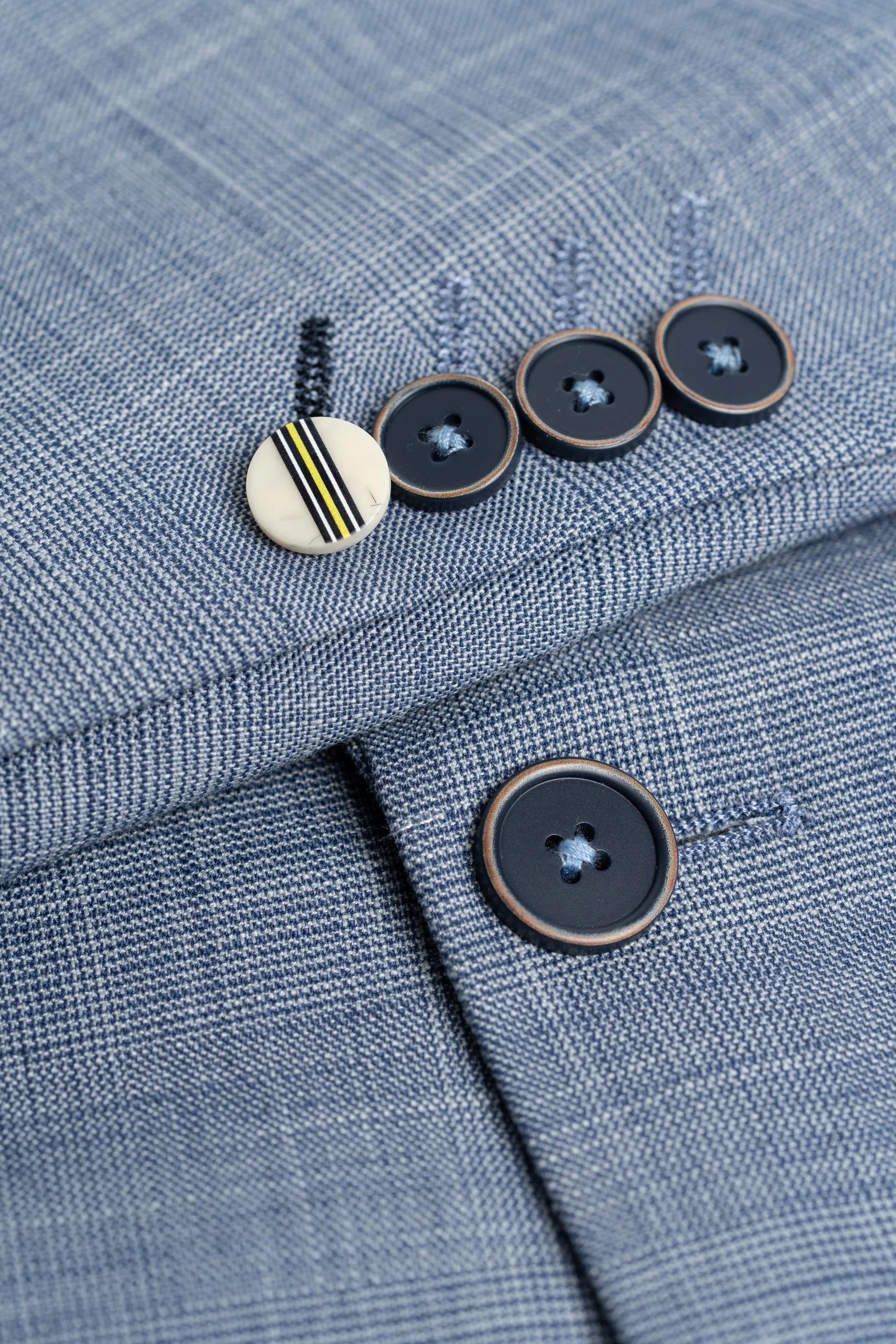Camden – Herrenblazer mit blauem Karomuster