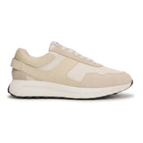 Canbera – Weiße, leichte Wildleder-Sneaker für Herren