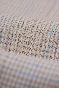 Caridi - Herren Tweed Beige Hochzeitsweste