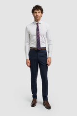 Caridi - Marineblaue Tweedhose für Herren