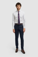 Caridi - Marineblaue Tweedhose für Herren