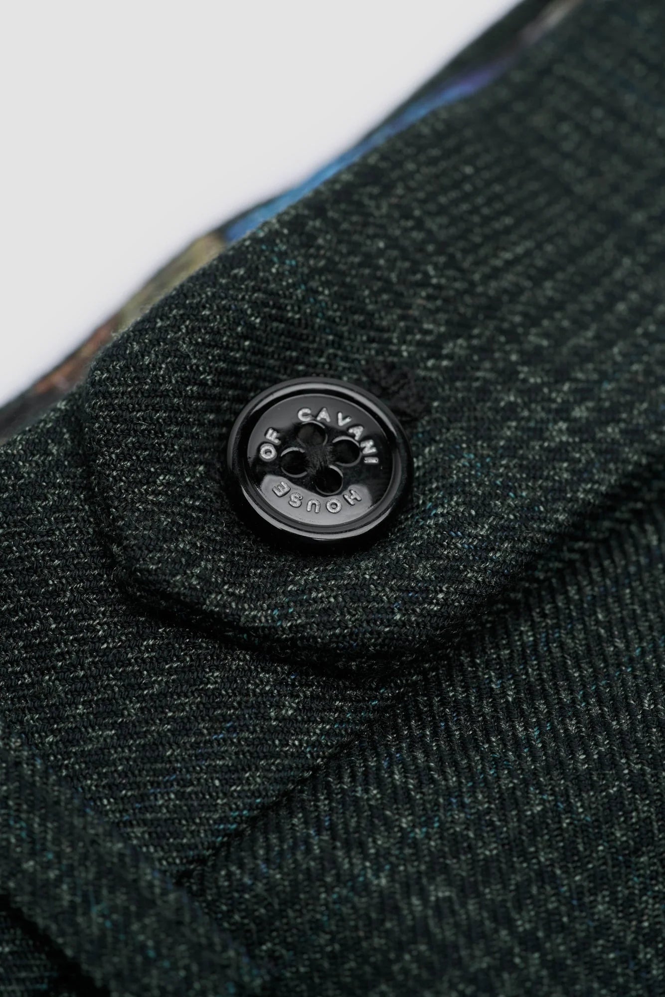 Caridi - Olivgrüne Tweedhose für Herren