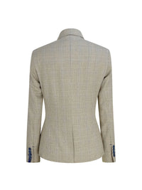 Ladies Tweed Cream Blazer