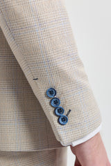 Cremefarbener 3-teiliger Hochzeitsanzug für Herren - Cavani Caridi