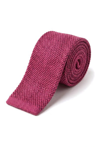 Lässige Strickkrawatte - viele Farben