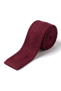 Lässige Strickkrawatte - viele Farben