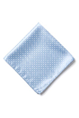 Cavani Satin-Krawatte – Passende Herren-Krawatte aus Satin-Seide, Einstecktuch, Taschentuch und Krawattenklammer, gepunktet, für Hochzeit, Abschlussball, Büro