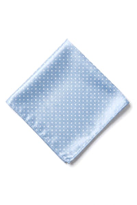 Cavani Satin-Krawatte – Passende Herren-Krawatte aus Satin-Seide, Einstecktuch, Taschentuch und Krawattenklammer, gepunktet, für Hochzeit, Abschlussball, Büro