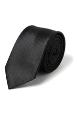 Cavani Satin-Krawatte – Passende Herren-Krawatte aus Satin-Seide, Einstecktuch, Taschentuch und Krawattenklammer, gepunktet, für Hochzeit, Abschlussball, Büro