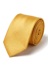 Cavani Satin-Krawatte – Passende Herren-Krawatte aus Satin-Seide, Einstecktuch, Taschentuch und Krawattenklammer, gepunktet, für Hochzeit, Abschlussball, Büro
